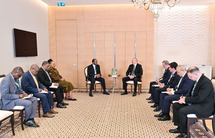 President Ilham Aliyev receives delegation led by King of Eswatini [PHOTOS]