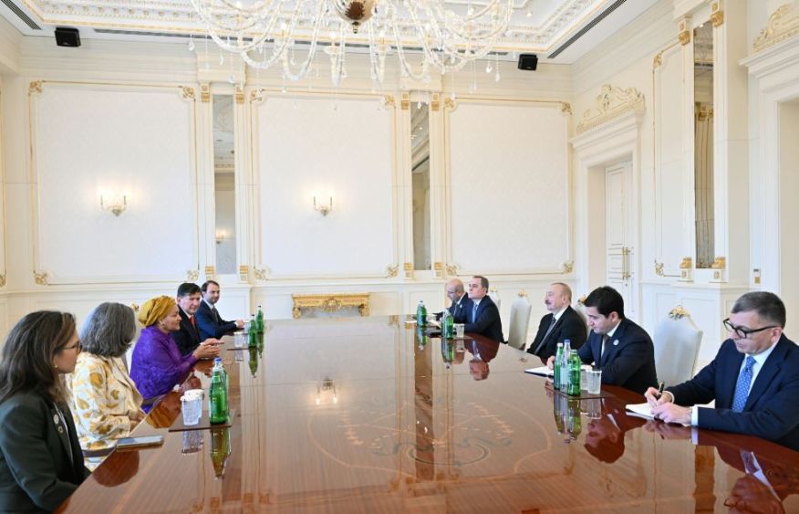 President Ilham Aliyev receives UN Deputy Secretary-General [PHOTOS/VIDEO]