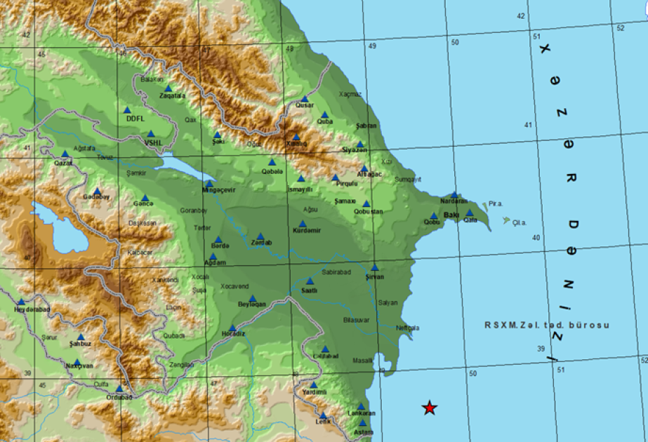 Earthquake of 3.4 magnitude shakes Caspian Sea
