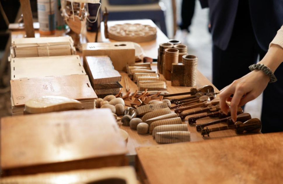 Leyla Aliyeva and Arzu Aliyeva explore ancient wood-carving tradition in Lankaran [PHOTOS]
