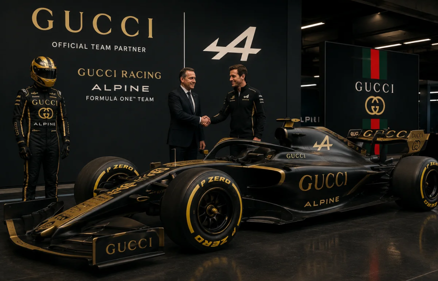 Gucci to partner with Formula 1 team