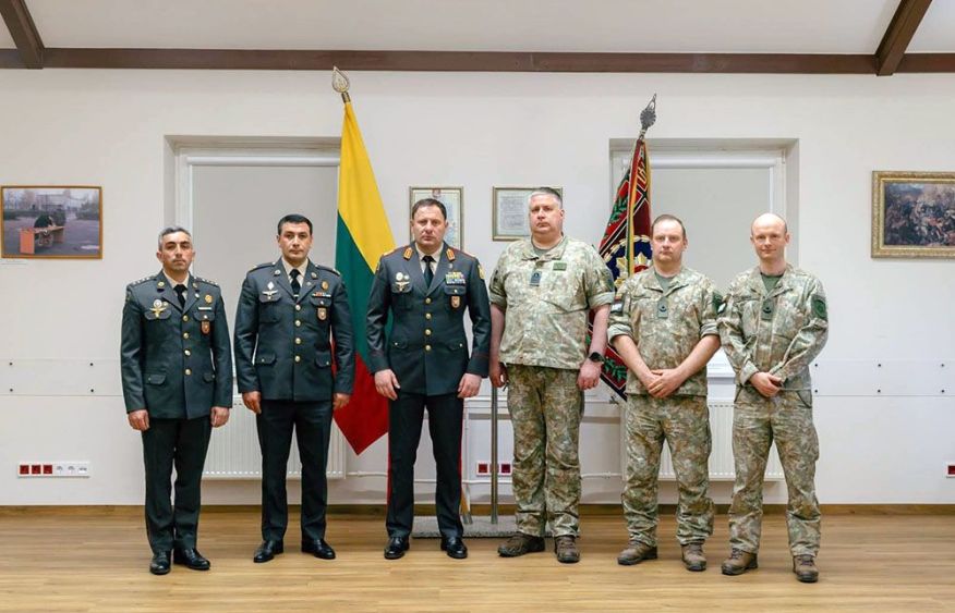 Azerbaijani military police delegation visits Lithuania [PHOTOS]