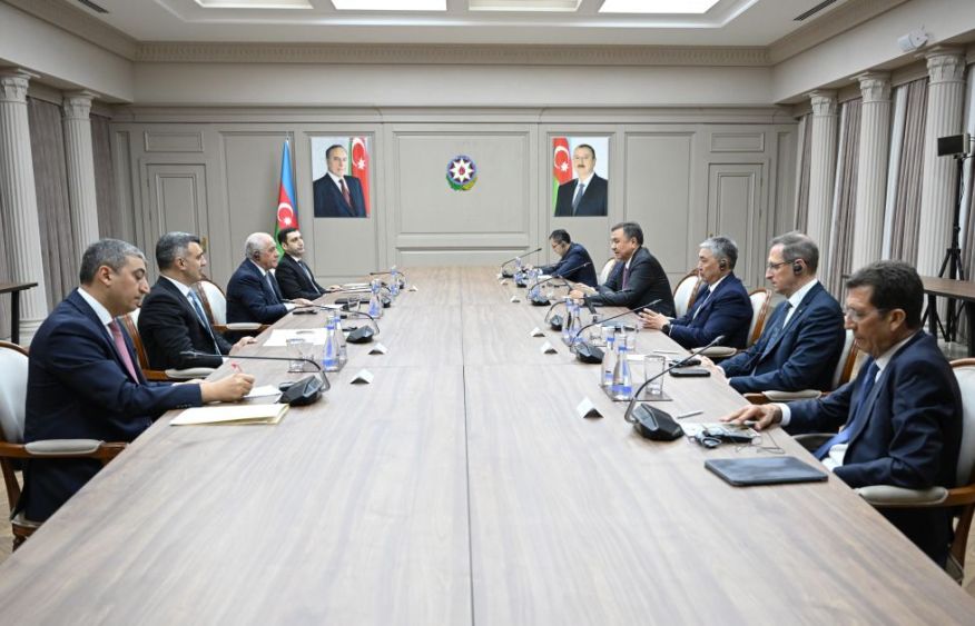 Azerbaijani PM meets OTS Central Bank delegation heads [PHOTOS]