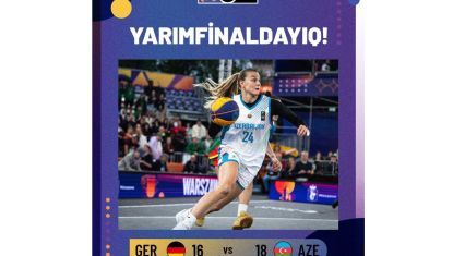 Azerbaijan reaches semi-finals at 3x3 basketball World Championship