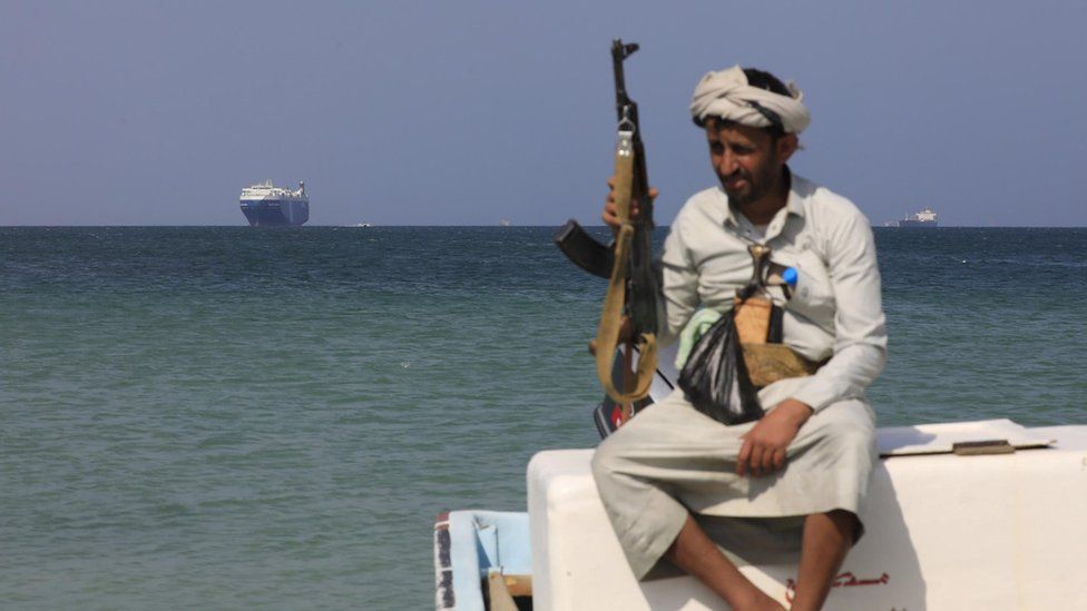 Houthis announce complete ban on Israeli shipping in Red Sea