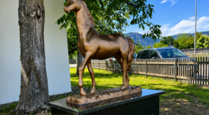 Monument dedicated to Karabakh Horse unveiled in Switzerland [PHOTOS]