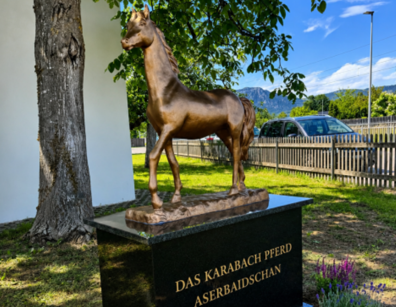 Monument dedicated to Karabakh Horse unveiled in Switzerland