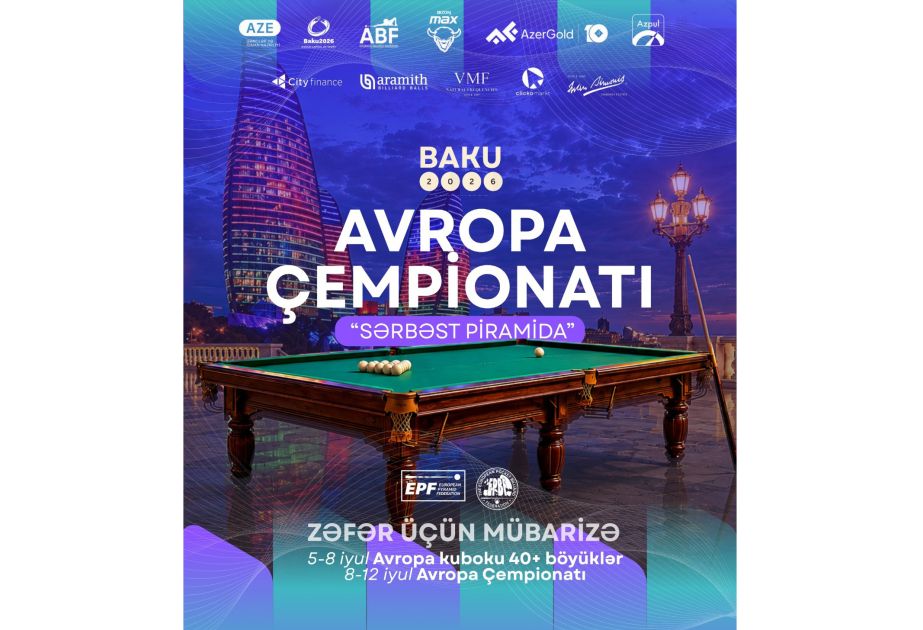 Baku to host two major European billiards competit