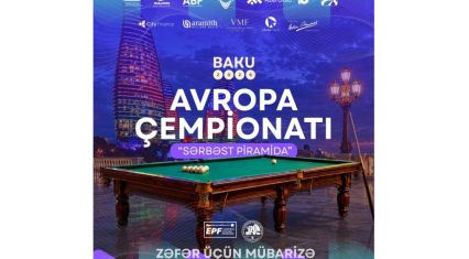 Baku to host two major European billiards competitions [PHOTOS]