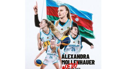 Azerbaijani female basketball player reaches No. 1 in FIBA 3x3 World Rankings