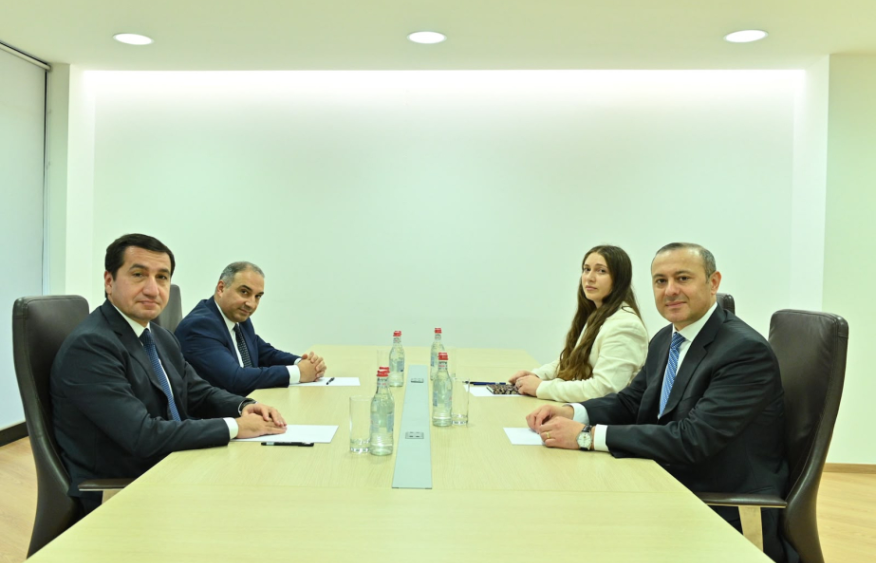 Hikmet Hajiyev, Armen Grigoryan discuss peace agenda at Dilijan meeting