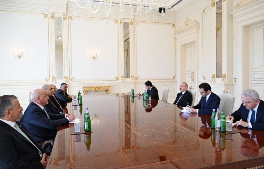 President Ilham Aliyev receives delegation from House of Representatives of Hashemite Kingdom of Jordan