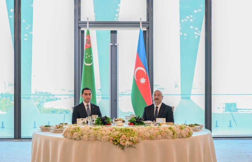 State banquet hosted on behalf of President Ilham Aliyev in honor of President of Turkmenistan [PHOTOS/VIDEO]