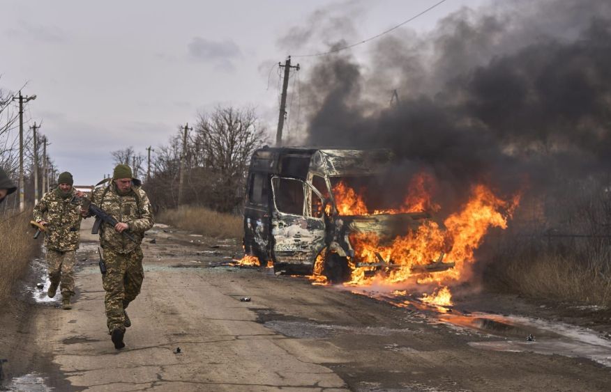 Mass Ukrainian drone strike reportedly triggers power outages and fires across Crimea