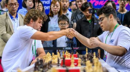 Aydin Suleymanli makes history with victory over chess legend Magnus Carlsen