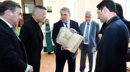 Head of Vatican Apostolic Library and Apostolic Archive visits ANAS Manuscripts Institute [PHOTOS]