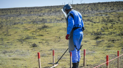Azerbaijan clears more than 8,000 hectares of landmines in July