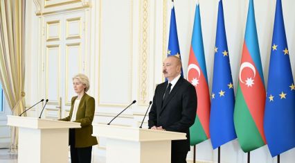 President Aliyev calls EU Azerbaijan's main trading partner South Caucasus