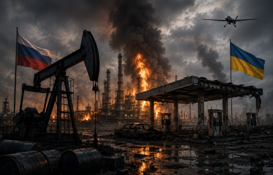Ukraine's drone campaign turning Russia's oil system into new frontline