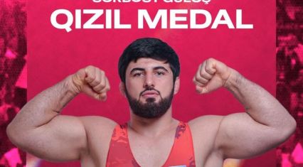 Greco-Roman wrestler claims gold medal at European Championships
