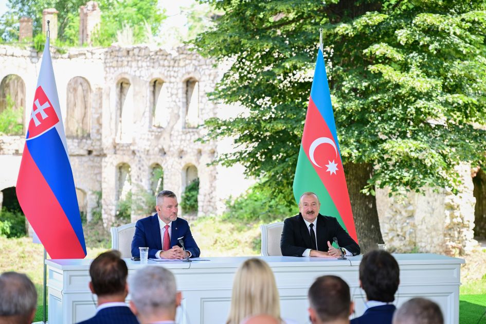 President of Azerbaijan: Slovakia is actively participating in the reconstruction of Garabagh