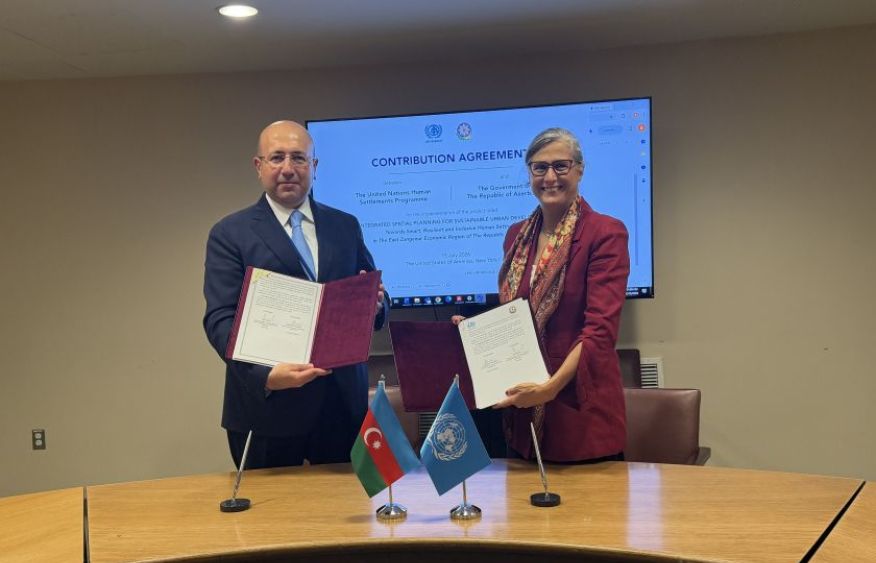 Azerbaijan, UN-Habitat sign agreement to support sustainable development in East Zangazur [PHOTOS]