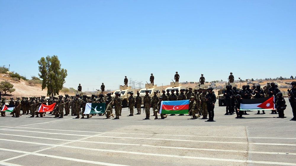 Azerbaijan Special Forces participate in joint counterterrorism training in Jordan