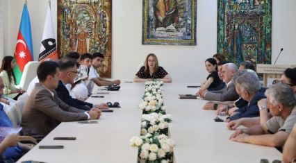 Azerbaijani culture summer school participants visit State University of Culture and Arts [PHOTOS]