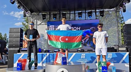 Young triathletes earn medals at competition in Belarus [PHOTOS]