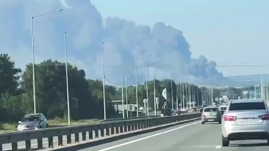 Ukraine says it struck Russian airbase, oil refinery in long-range overnight attacks