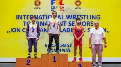 Greco-Roman wrestling team finishes second in Romania [PHOTOS]
