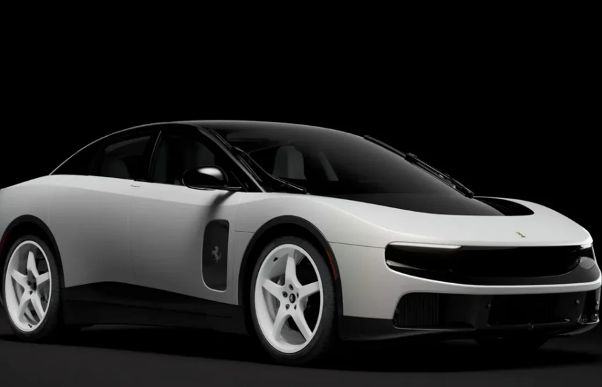 Ferrari’s first electric car sold at auction for record price