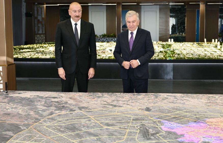 President Ilham Aliyev familiarized himself with “New Tashkent” — Uzbekistan’s largest urban development project [PHOTOS/VIDEO]