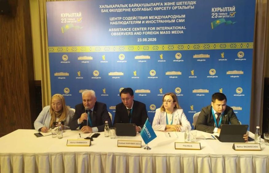 Azerbaijani MPs visit Astana and Almaty to monitor parliamentary elections [PHOTOS]