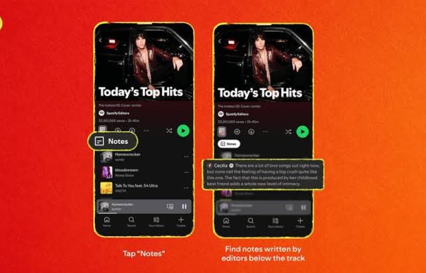 Spotify introduces Playlist Notes for songs, podcasts and audiobooks