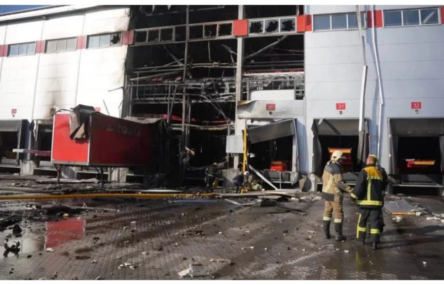 Russian forces strike Nova Poshta terminal in Ukraine’s Odesa Region