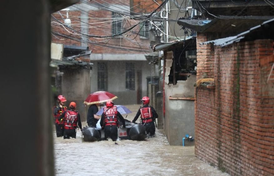 Nearly 600,000 evacuated in China’s Fujian as typhoon Saudel hits