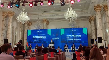 Baku hosts Black and Caspian Freight Forum 2026 on regional transport corridors [PHOTOS]