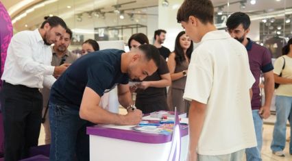 European champion joins fan event ahead of World Judo Championships [PHOTOS]