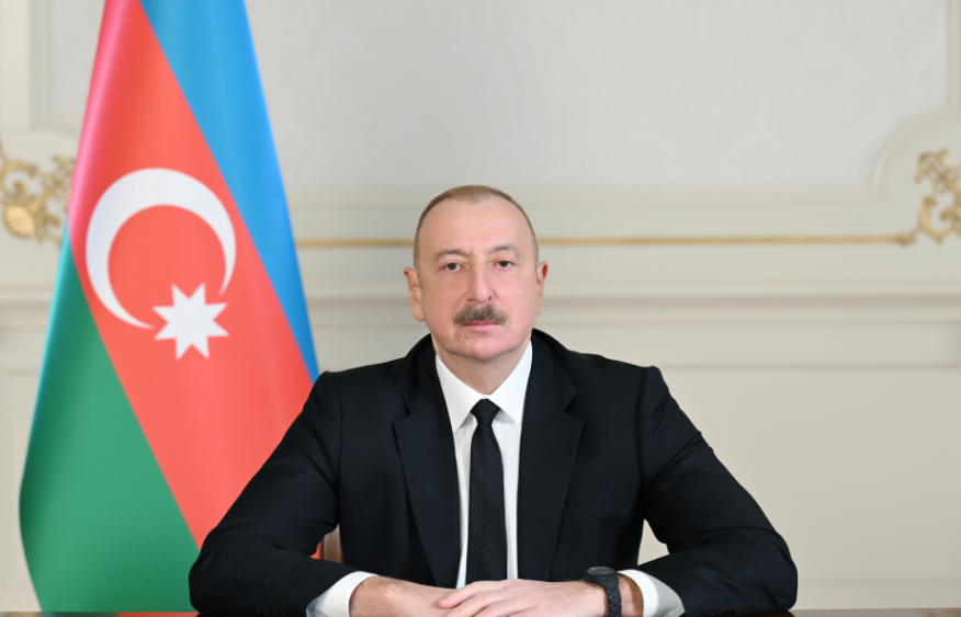 President Ilham Aliyev sends $500,000 Zayed Award Prize to Garabagh Revival Fund