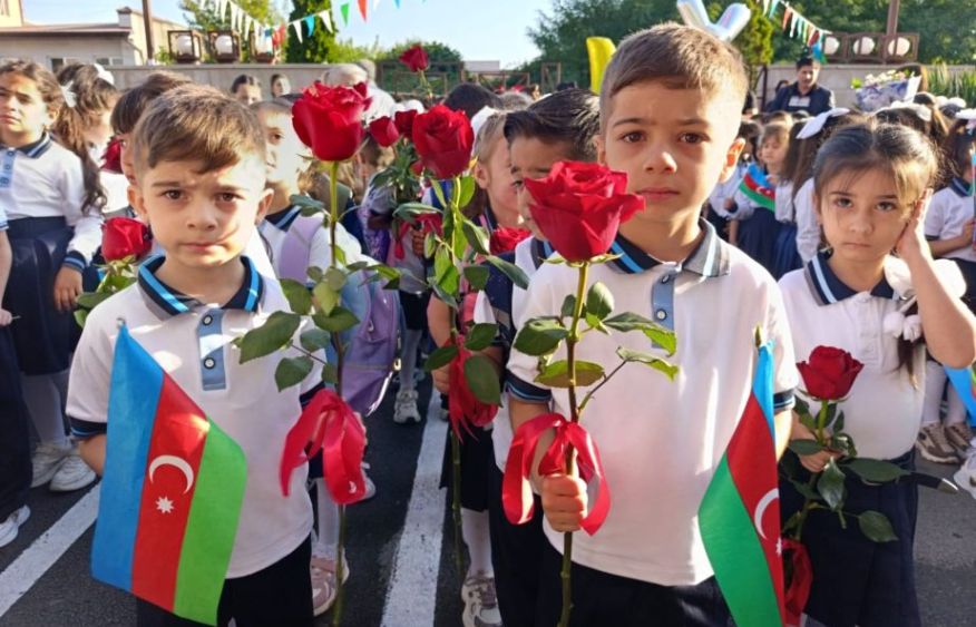 215 students start first grade in Khankendi, Khojaly and Aghdere