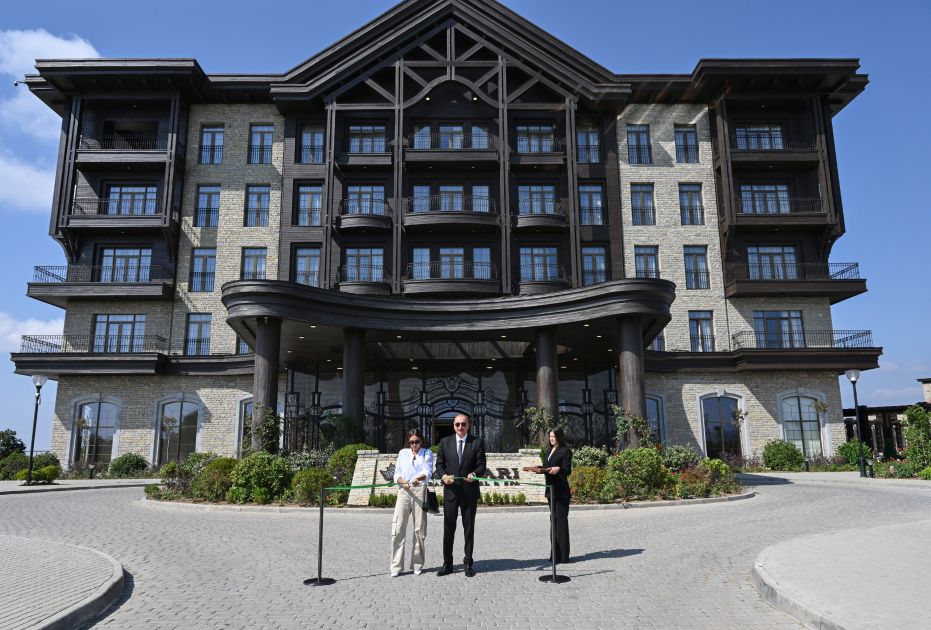 President Ilham Aliyev attended inauguration of Meysari Grand Hotel & SPA complex in Shamakhi [PHOTOS/VIDEO]
