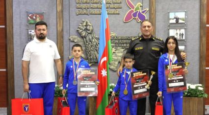 Young karate fighters win three medals in Hungary [PHOTOS]