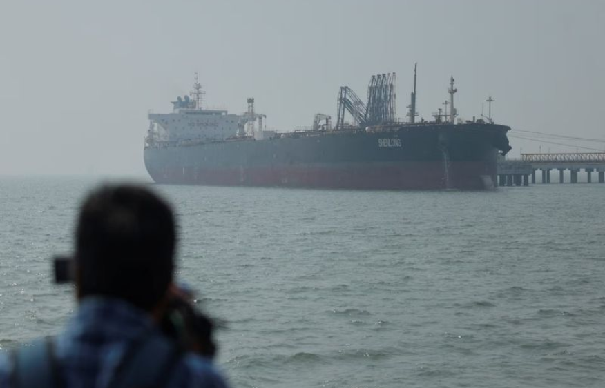 Tanker hit by unidentified projectile in Strait of Hormuz