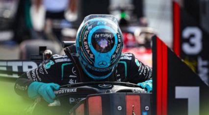 George Russell takes pole for Azerbaijan Grand Prix