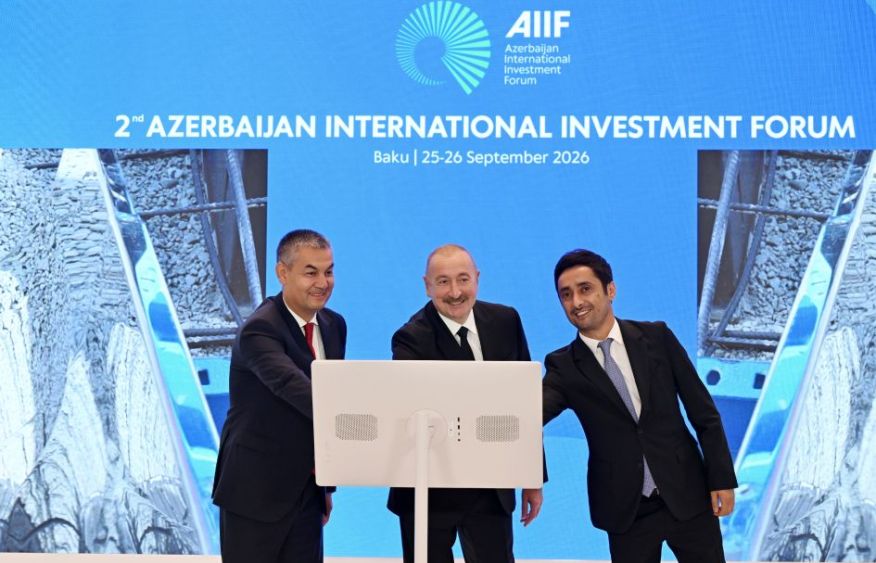 President Ilham Aliyev attends inauguration ceremony for "Minkend" Small Hydroelectric Power Plant and "Textile Cluster" production facility [PHOTOS]