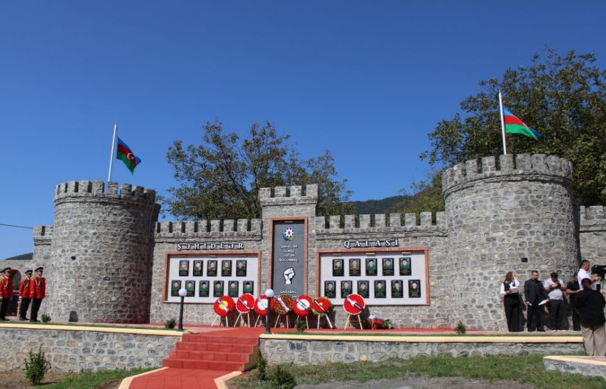 Martyrs' Fortress monument unveiled in Gakh [PHOTOS]
