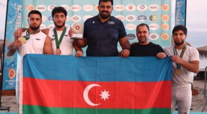 National beach wrestling team claims historic World Series title