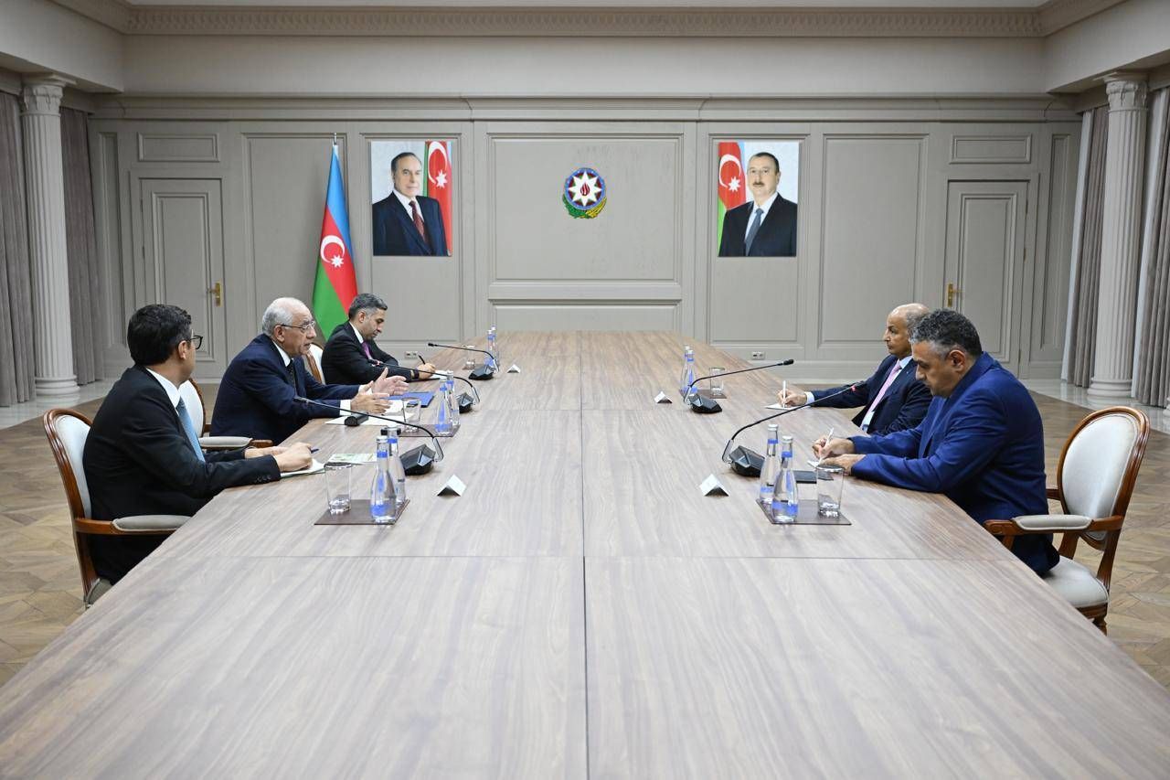 Azerbaijan PM, World Aquatics President exchange views on swimming development [PHOTOS]