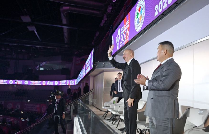 President Ilham Aliyev watched opening ceremony of World Judo Championships